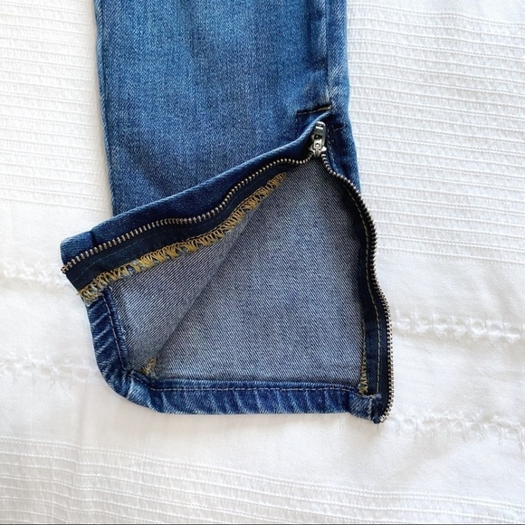 PILCRO AND THE LETTERPRESS HIGH RISE SKINNY ANKLE ZIPPERS DENIM JEANS - Picture 13 of 14
